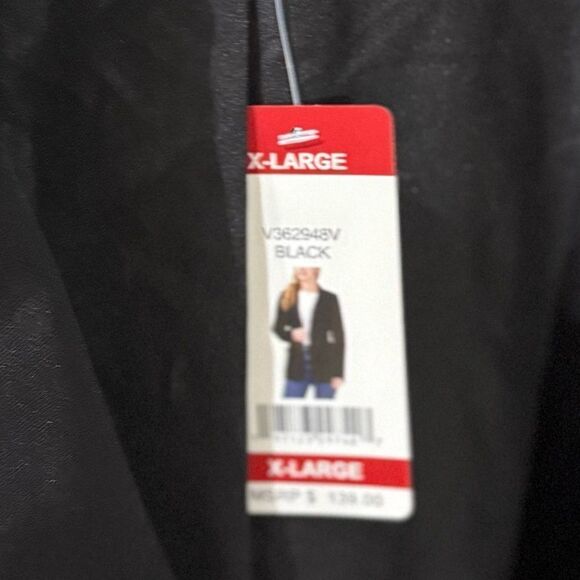 Vince Camuto Blazer Suit Jacket Women XL Black One Button Peak Lapel Pockets NWT - Picture 8 of 9